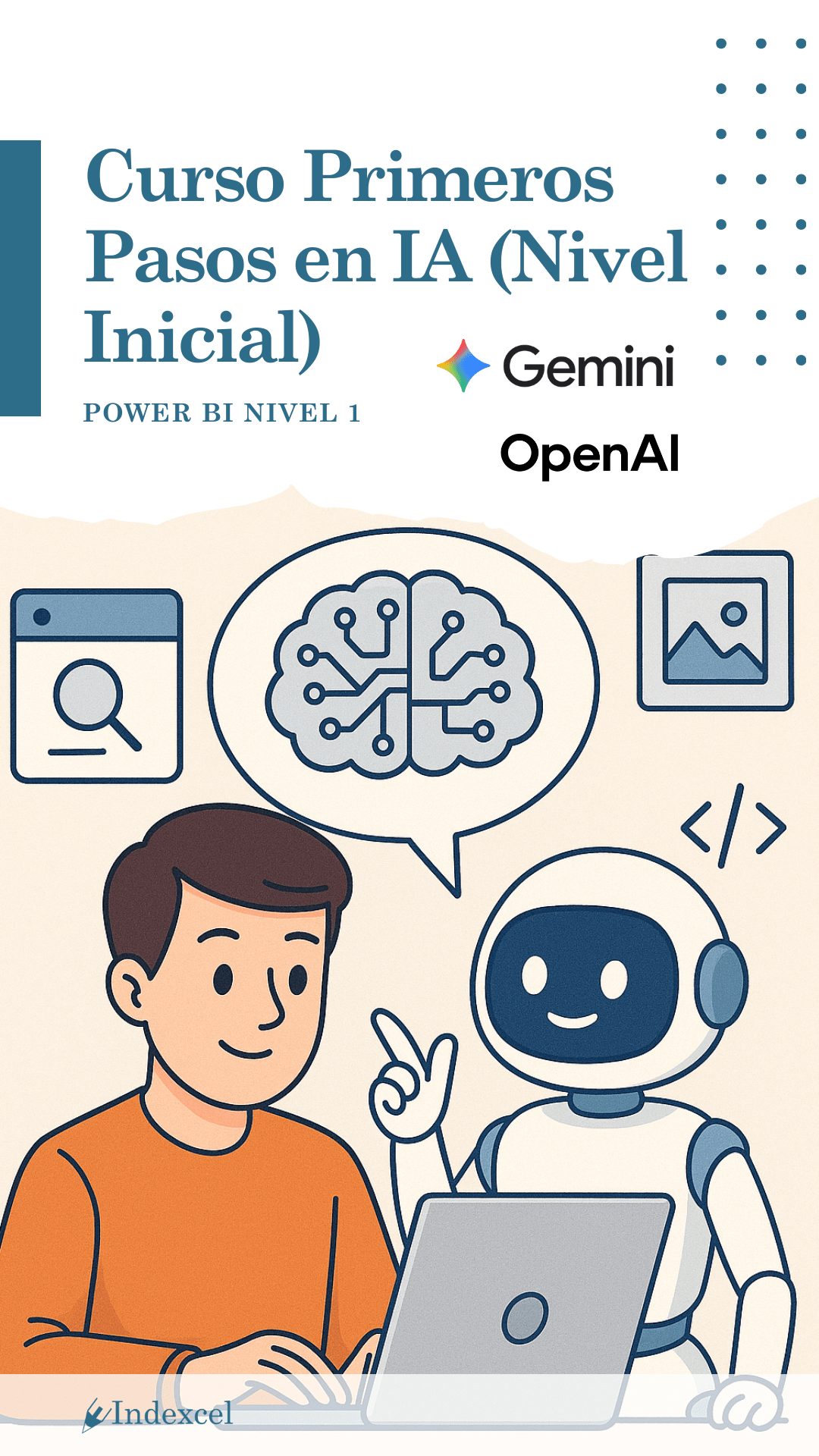 Primeros pasos en IA: Curso de Productividad y ChatGPT | Indexcel Colombia